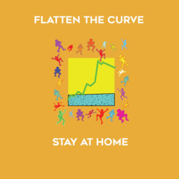 "Flatten the Curve" Ladies T-Shirt Design