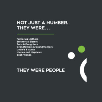 "Not Just Numbers" Unisex Scoop Hem T-Shirt Design