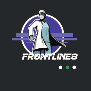 "Frontline Man Retro" Men’s T-Shirt Design